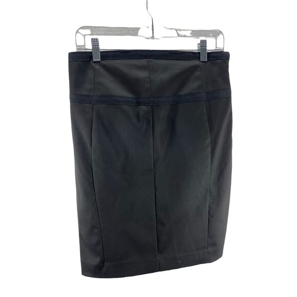 Express Design Studio Black Lace-Up Mini Pencil Skirt Women's Size 6 - Picture 1 of 7